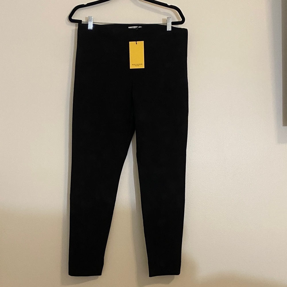 Mm Lafleur Classic Black Straight Leg Pants